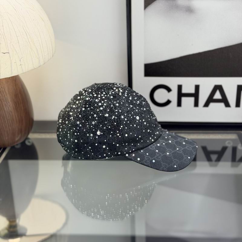 Gucci GG Canvas Baseball Cap With Crystal 4268936 - Image 9