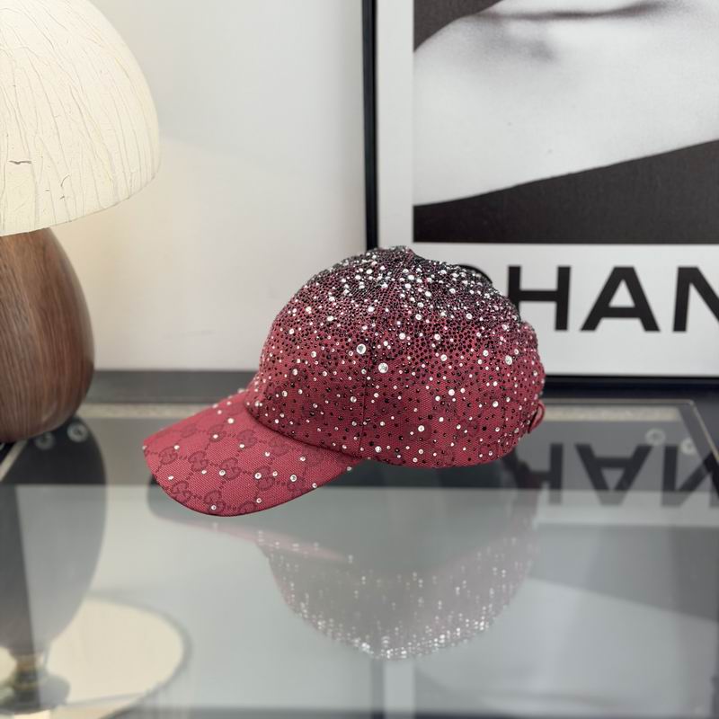 Gucci GG Canvas Baseball Cap With Crystal 4268936 - Image 11