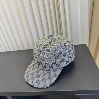 Gucci GG Canvas Crystal Six-panel Baseball Cap 4260466