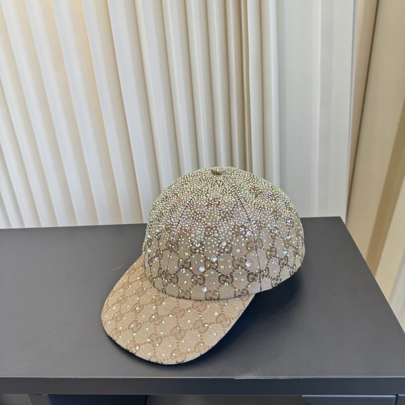 Gucci GG Canvas Crystal Six-panel Baseball Cap 4260466 - Image 7
