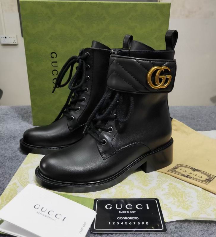 Gucci GG Marmont 3093670 Combat Boots MNS0904 - Image 2
