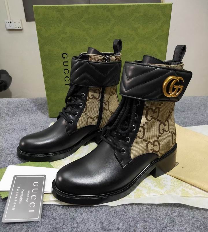 Gucci GG Marmont 3093670 Combat Boots MNS0904 - Image 6