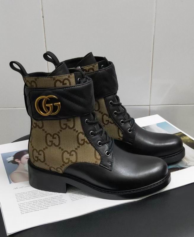 Gucci GG Marmont 3093670 Combat Boots MNS0904 - Image 7