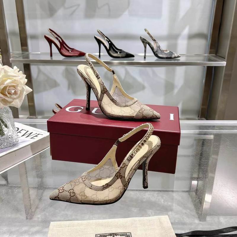 Gucci GG Mesh 3095012 Slingbacks MNS0923