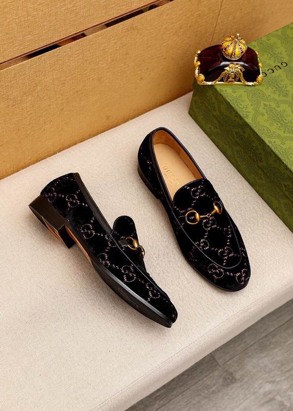 Gucci Slack Silver GG Velvet 2756177 Loafers HNQ1251 - Image 4