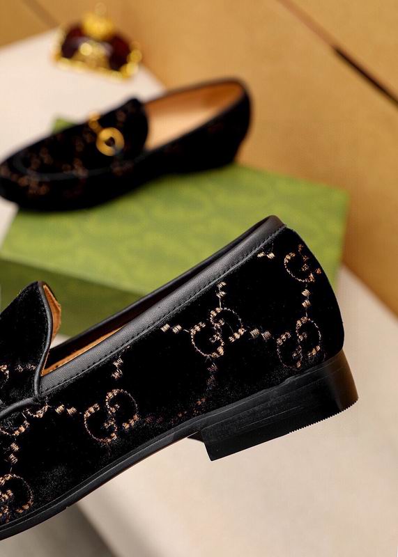 Gucci Slack Silver GG Velvet 2756177 Loafers HNQ1251 - Image 6