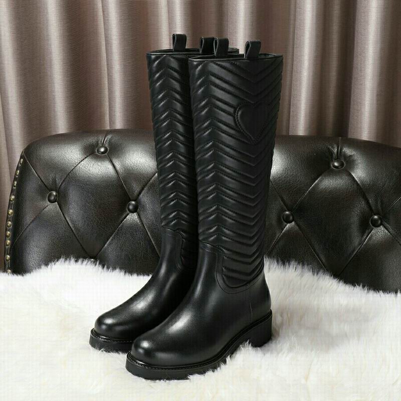 Gucci Black Marmont 3093702 Knee-High Boots MNS0908