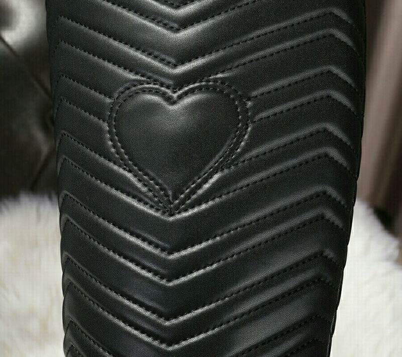 Gucci Black Marmont 3093702 Knee-High Boots MNS0908 - Image 7
