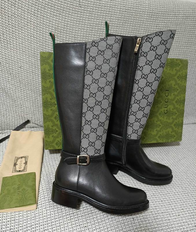 Gucci Riding 3093630 Knee-High Boots MNS0901 - Image 2