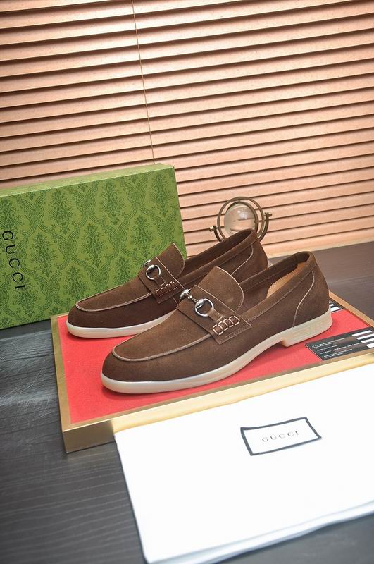 Gucci Auratium Olive Green Horsebit 2746109 Loafers HNQ1167