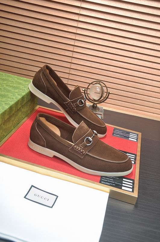 Gucci Auratium Olive Green Horsebit 2746109 Loafers HNQ1167 - Image 4