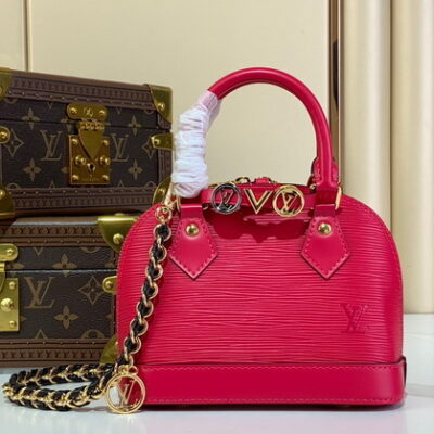 Louis Vuitton Fuchsia Pink Alma BB Handbag K00015