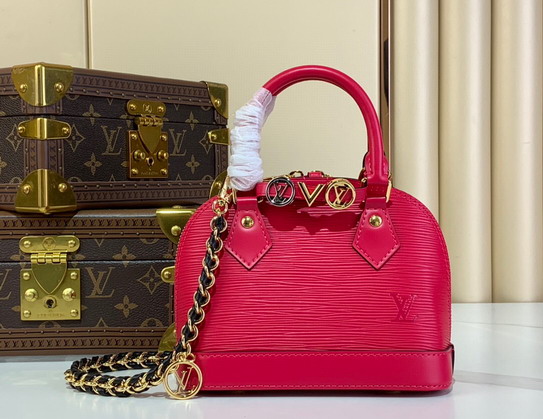 Louis Vuitton Fuchsia Pink Alma BB Handbag K00015
