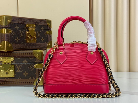 Louis Vuitton Fuchsia Pink Alma BB Handbag K00015 - Image 2