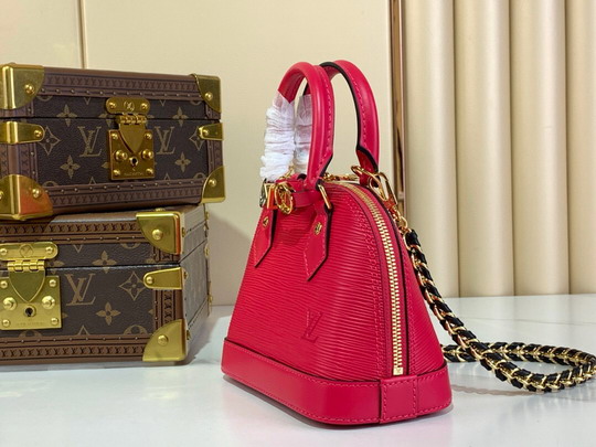 Louis Vuitton Fuchsia Pink Alma BB Handbag K00015 - Image 3