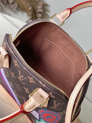 Louis Vuitton Brown / Light Beige Alma BB Handbag M01917 - Image 4