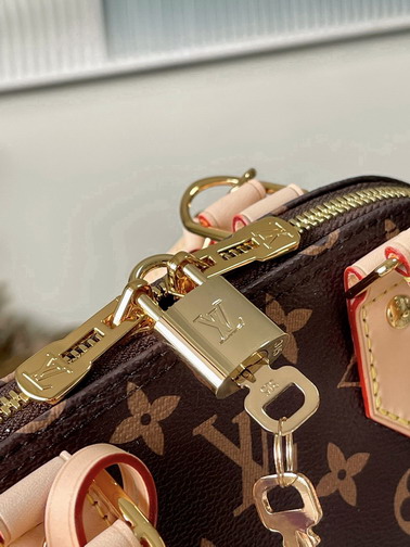 Louis Vuitton Brown / Light Beige Alma BB Handbag M01917 - Image 6