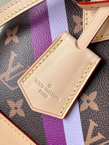 Louis Vuitton Brown / Light Beige Alma BB Handbag M01917 - Image 9