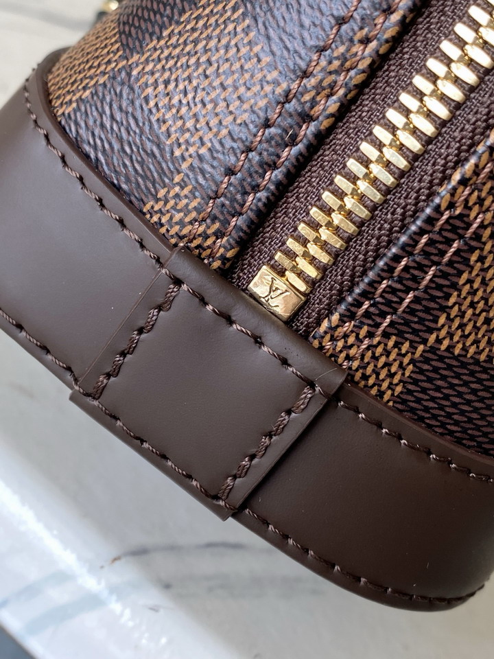 Louis Vuitton Dark Brown Alma BB Handbag M14339 - Image 8