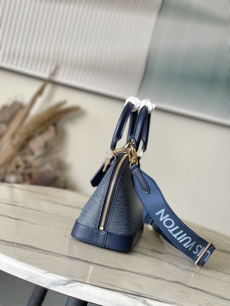 Louis Vuitton Denim Blue Alma BB Handbag M14853 - Image 3