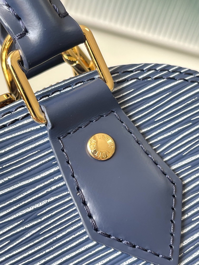 Louis Vuitton Denim Blue Alma BB Handbag M14853 - Image 7