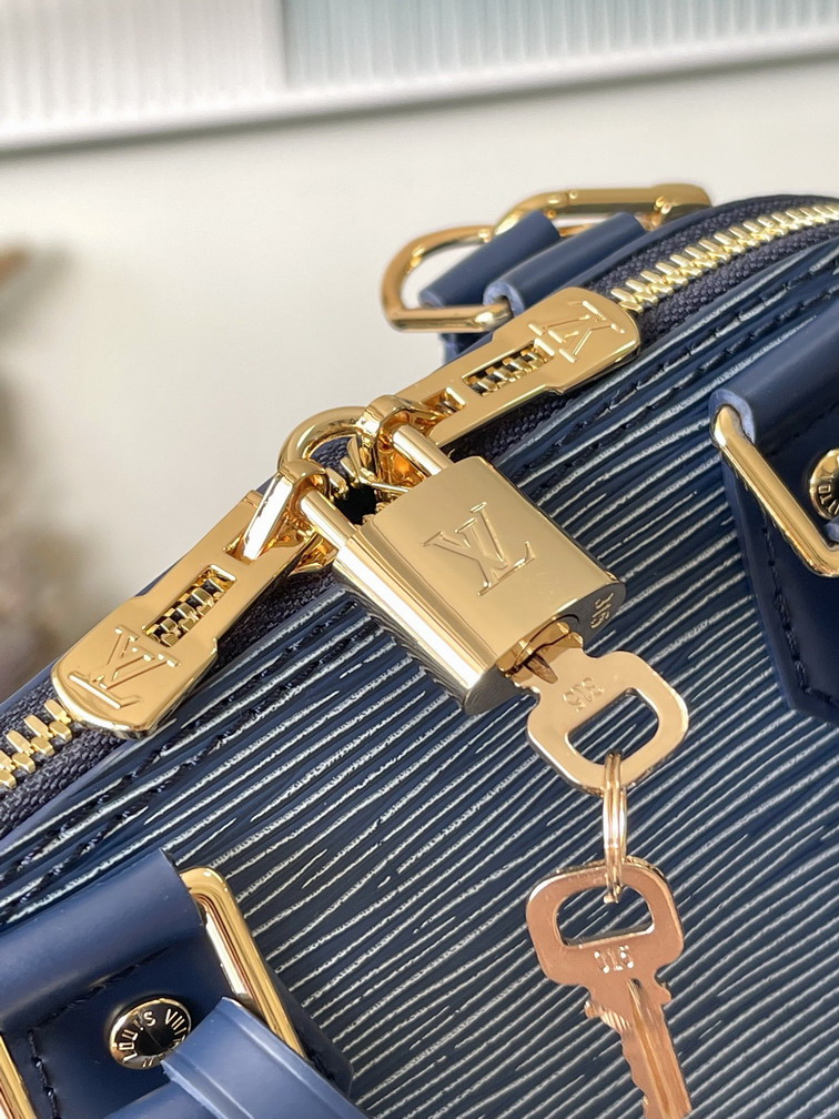 Louis Vuitton Denim Blue Alma BB Handbag M14853 - Image 8