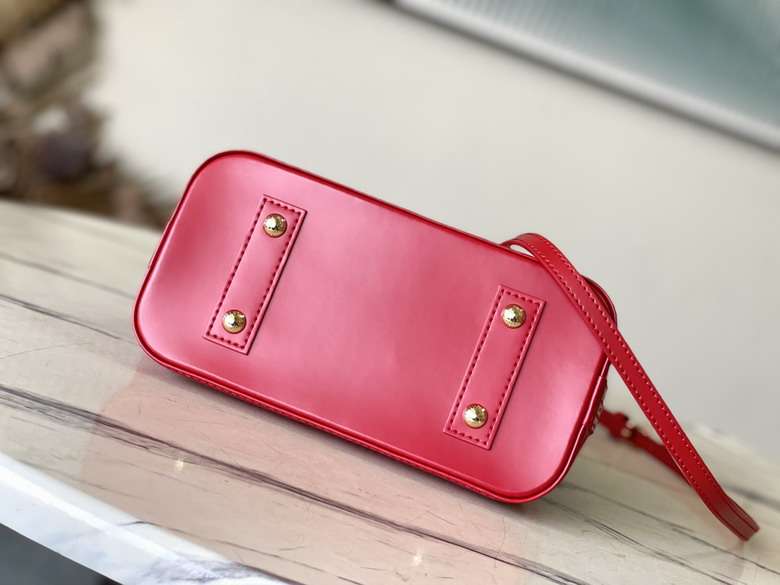 Louis Vuitton Red Alma BB Handbag M25226 - Image 4