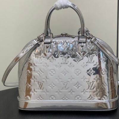 Louis Vuitton Silver Alma BB Handbag M40301