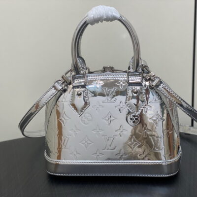Louis Vuitton Silver Alma BB Handbag M40302