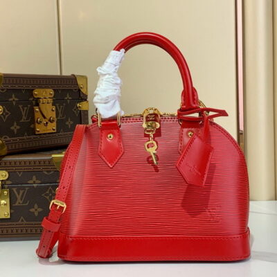 Louis Vuitton Fiery Red Alma BB Shoulder Bag M41160
