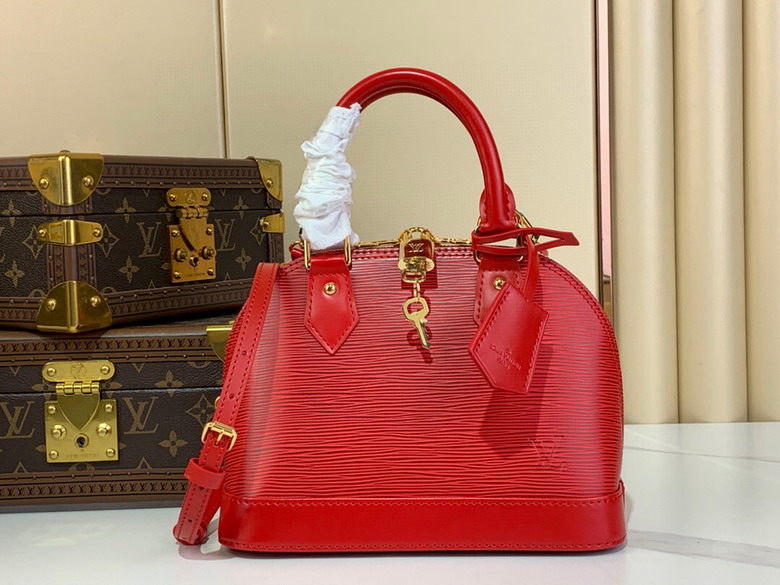 Louis Vuitton Fiery Red Alma BB Shoulder Bag M41160