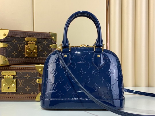 Louis Vuitton Dark Blue Alma BB Top Handle M91606 - Image 2
