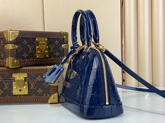 Louis Vuitton Dark Blue Alma BB Top Handle M91606 - Image 3