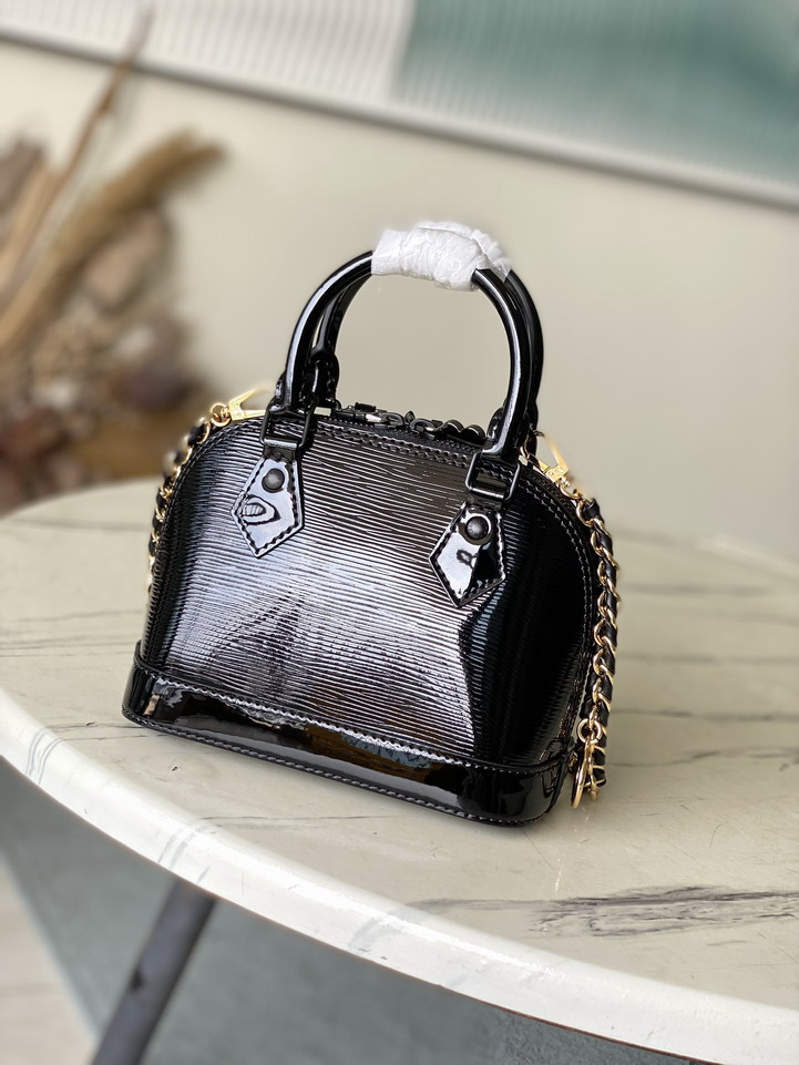 Louis Vuitton Black Alma Mini Handbag M14339 - Image 2