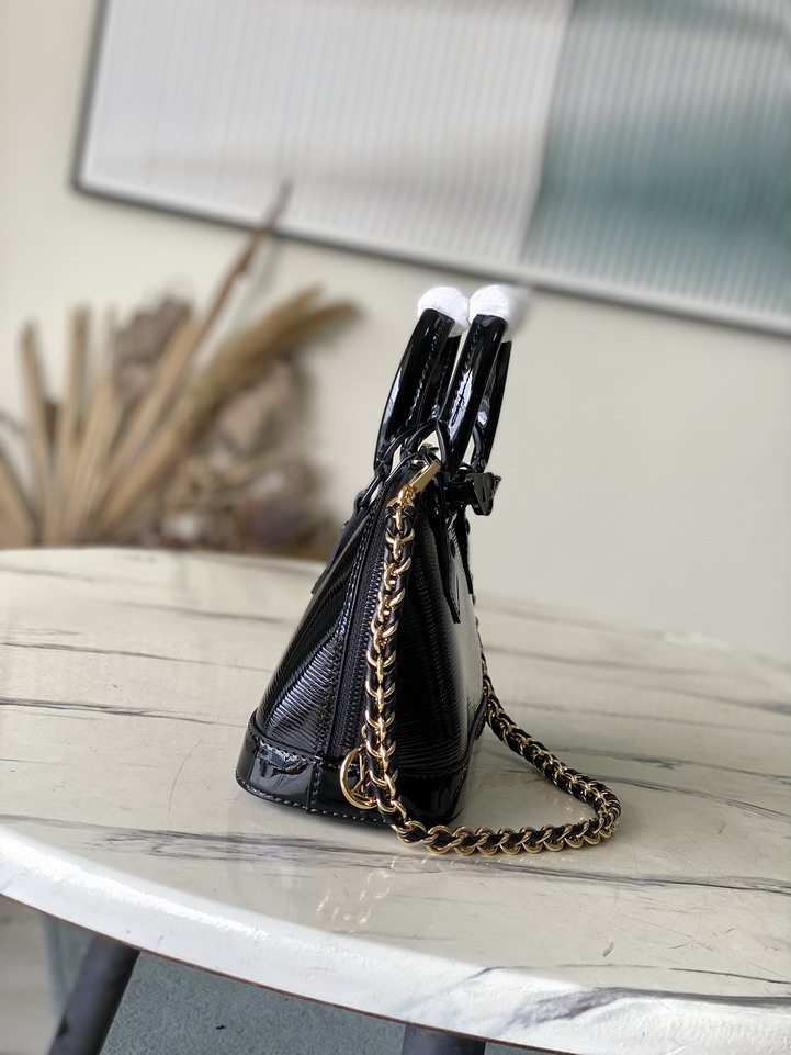 Louis Vuitton Black Alma Mini Handbag M14339 - Image 3