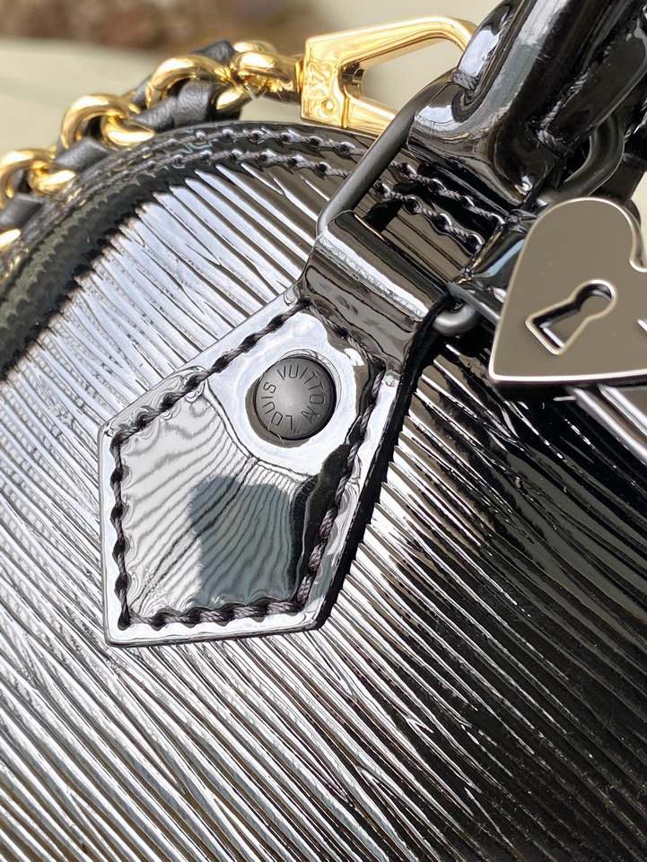 Louis Vuitton Black Alma Mini Handbag M14339 - Image 7