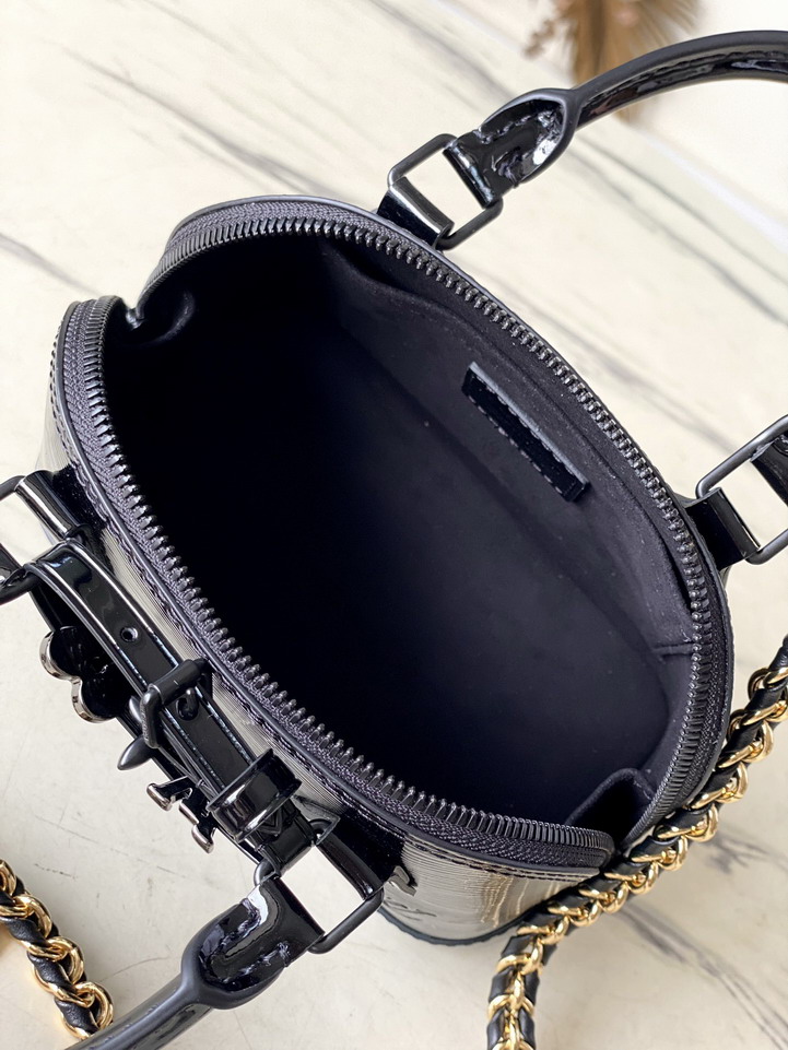 Louis Vuitton Black Alma Mini Handbag M14339 - Image 9
