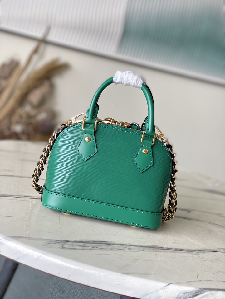 Louis Vuitton Emerald Green Alma Mini Handbag M14339 - Image 2