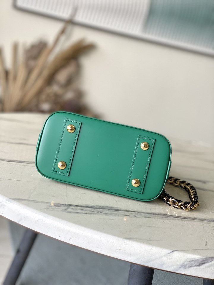 Louis Vuitton Emerald Green Alma Mini Handbag M14339 - Image 5