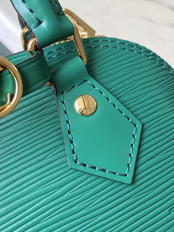 Louis Vuitton Emerald Green Alma Mini Handbag M14339 - Image 7