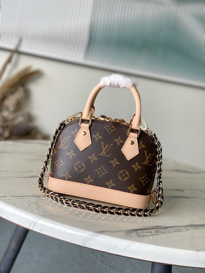 Louis Vuitton Dark Brown Alma Mini Handbag M14339 - Image 2
