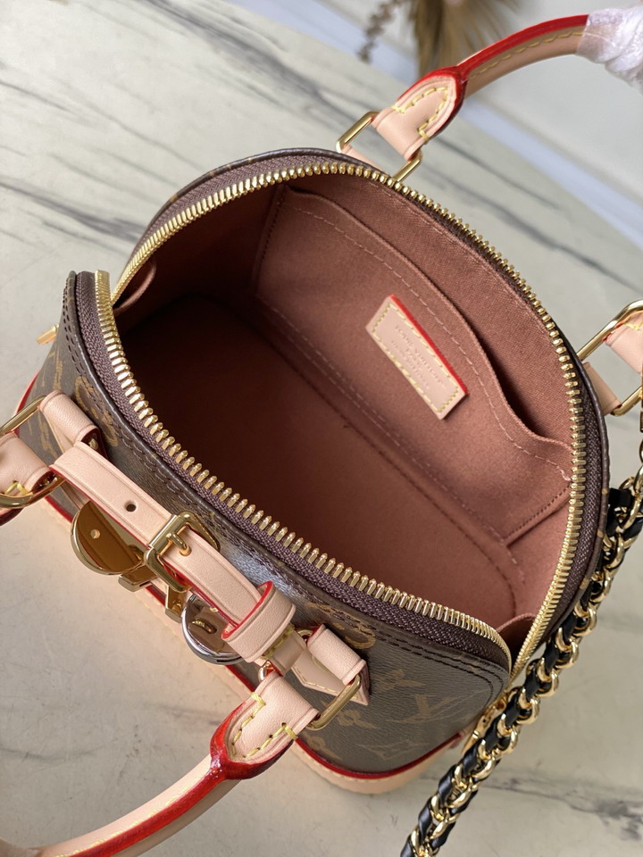 Louis Vuitton Dark Brown Alma Mini Handbag M14339 - Image 4