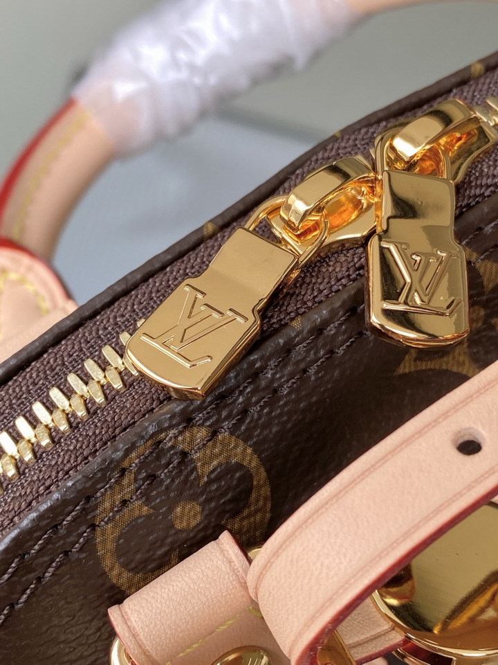 Louis Vuitton Dark Brown Alma Mini Handbag M14339 - Image 9