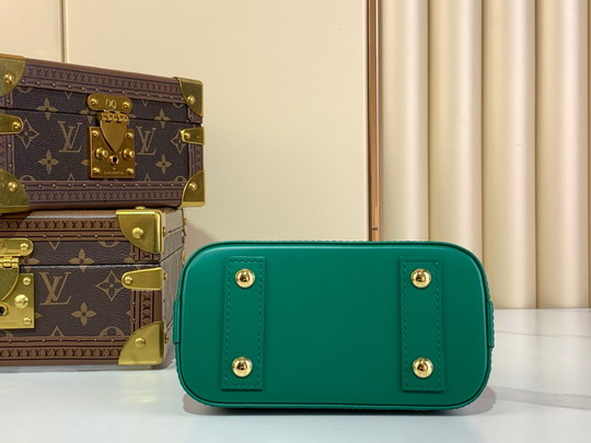 Louis Vuitton Green Alma Mini LV&I Handbag K00015 - Image 4