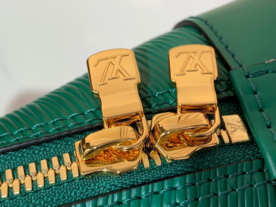 Louis Vuitton Green Alma Mini LV&I Handbag K00015 - Image 5