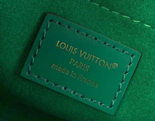 Louis Vuitton Green Alma Mini LV&I Handbag K00015 - Image 8