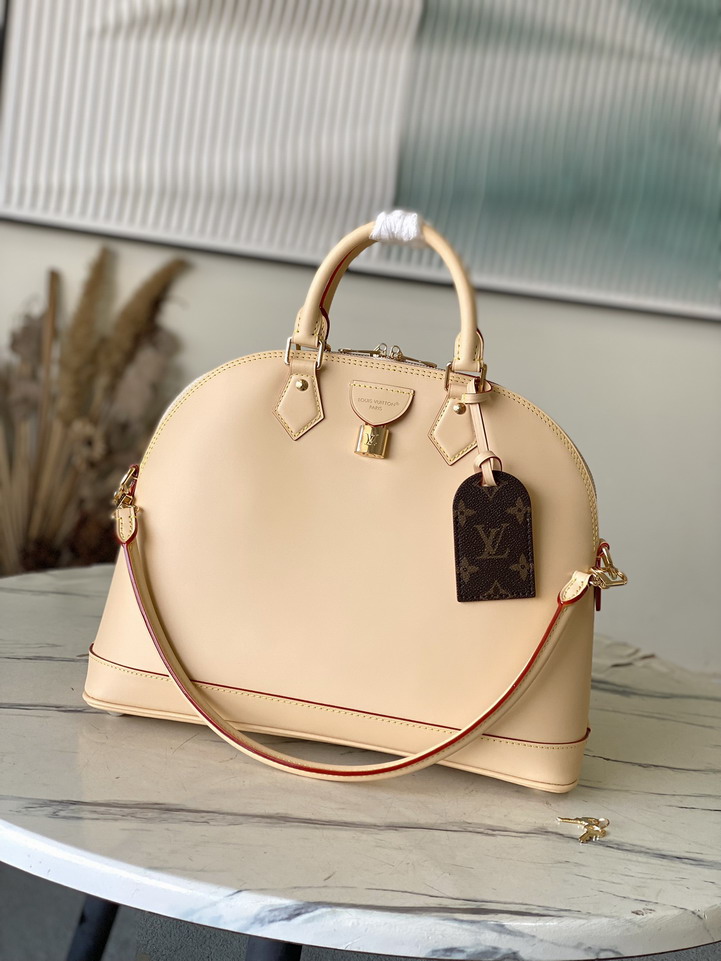 Louis Vuitton Soft Beige Alma PM Handbag M27388
