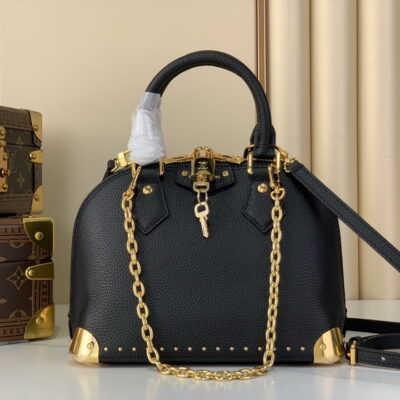 Louis Vuitton Black Alma Trunk BB Crossbody Bag M29445
