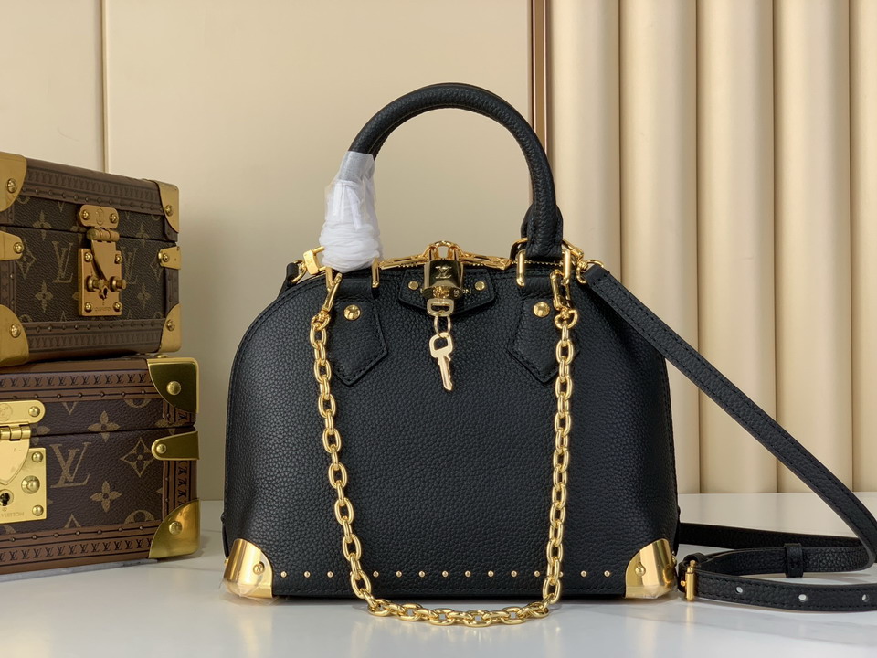 Louis Vuitton Black Alma Trunk BB Crossbody Bag M29445