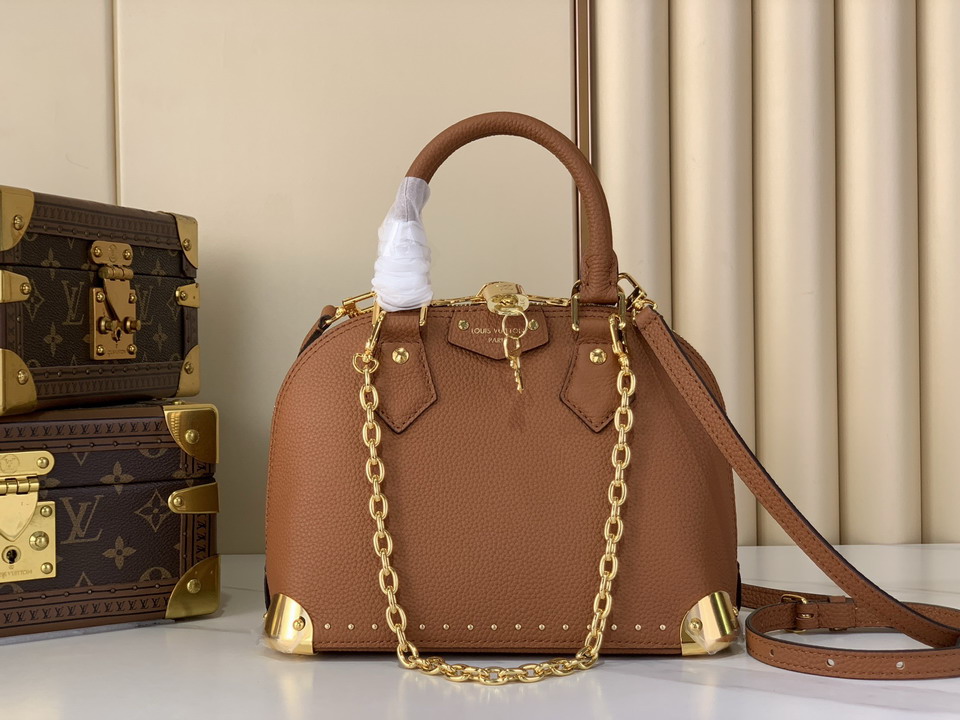 Louis Vuitton Tan Alma Trunk BB Handbag M29091